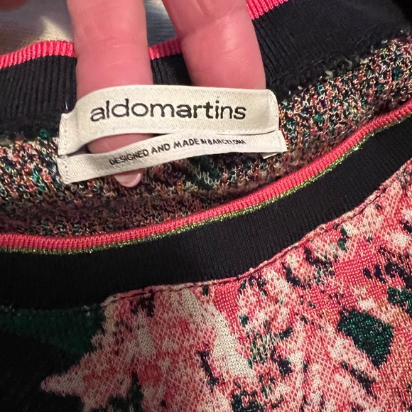 Anthropologie palm tree intarsia pullover size m - Picture 4 of 6